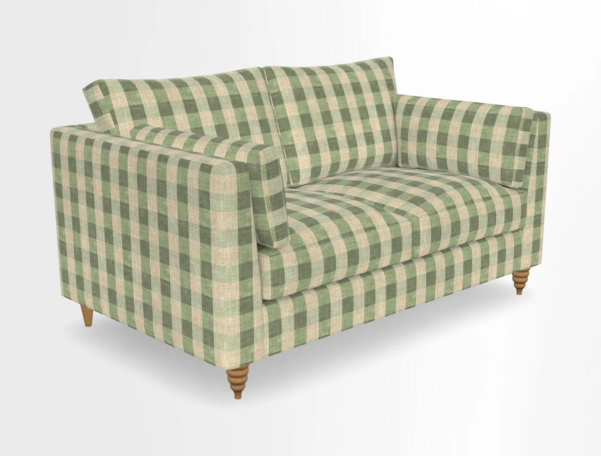 Saltdean 2 seater sofa in Covertex Lombardia Bianco