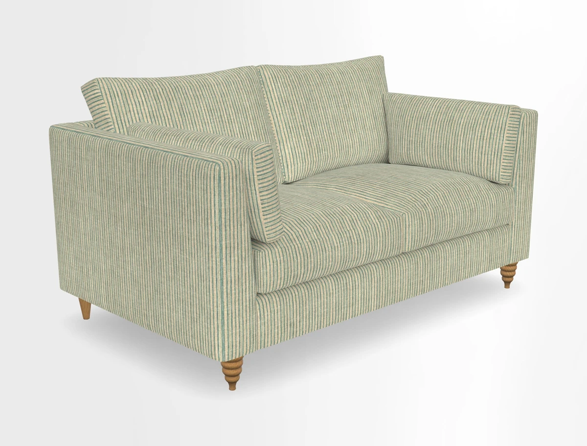 Saltdean 2 seater sofa in Covertex Lombardia Bianco
