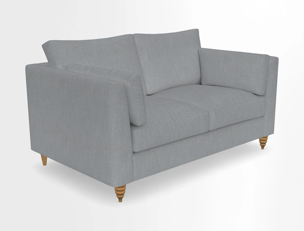 Saltdean 2 seater sofa in Covertex Lombardia Bianco