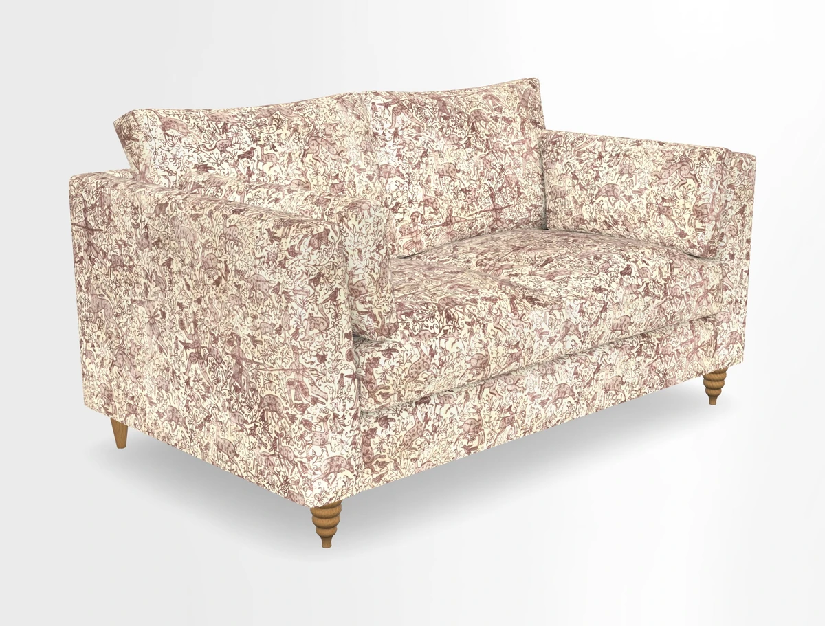 Saltdean 2 seater sofa in Covertex Lombardia Bianco