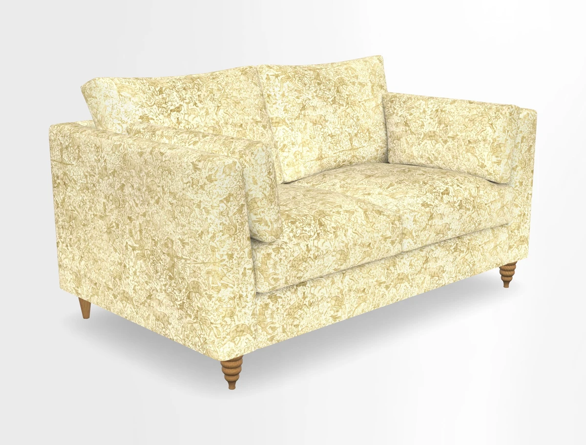 Saltdean 2 seater sofa in Covertex Lombardia Bianco