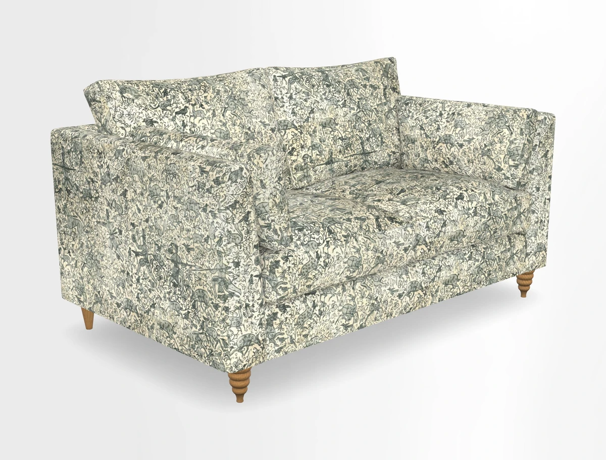 Saltdean 2 seater sofa in Covertex Lombardia Bianco