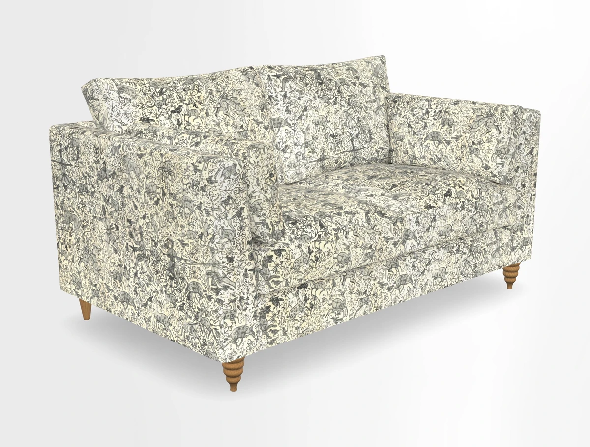 Saltdean 2 seater sofa in Covertex Lombardia Bianco
