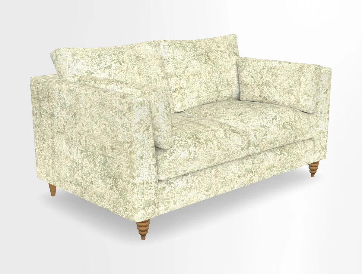 Saltdean 2 seater sofa in Covertex Lombardia Bianco