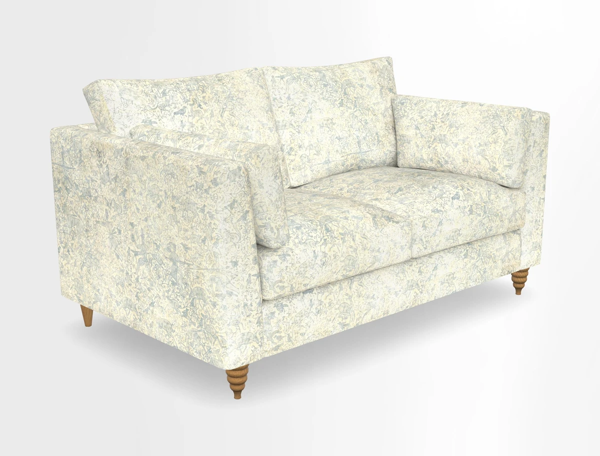 Saltdean 2 seater sofa in Covertex Lombardia Bianco