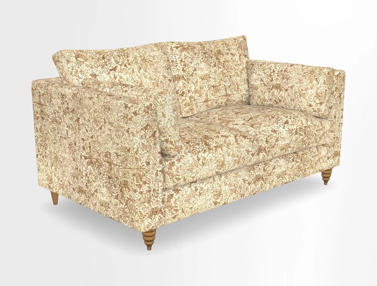Saltdean 2 seater sofa in Covertex Lombardia Bianco