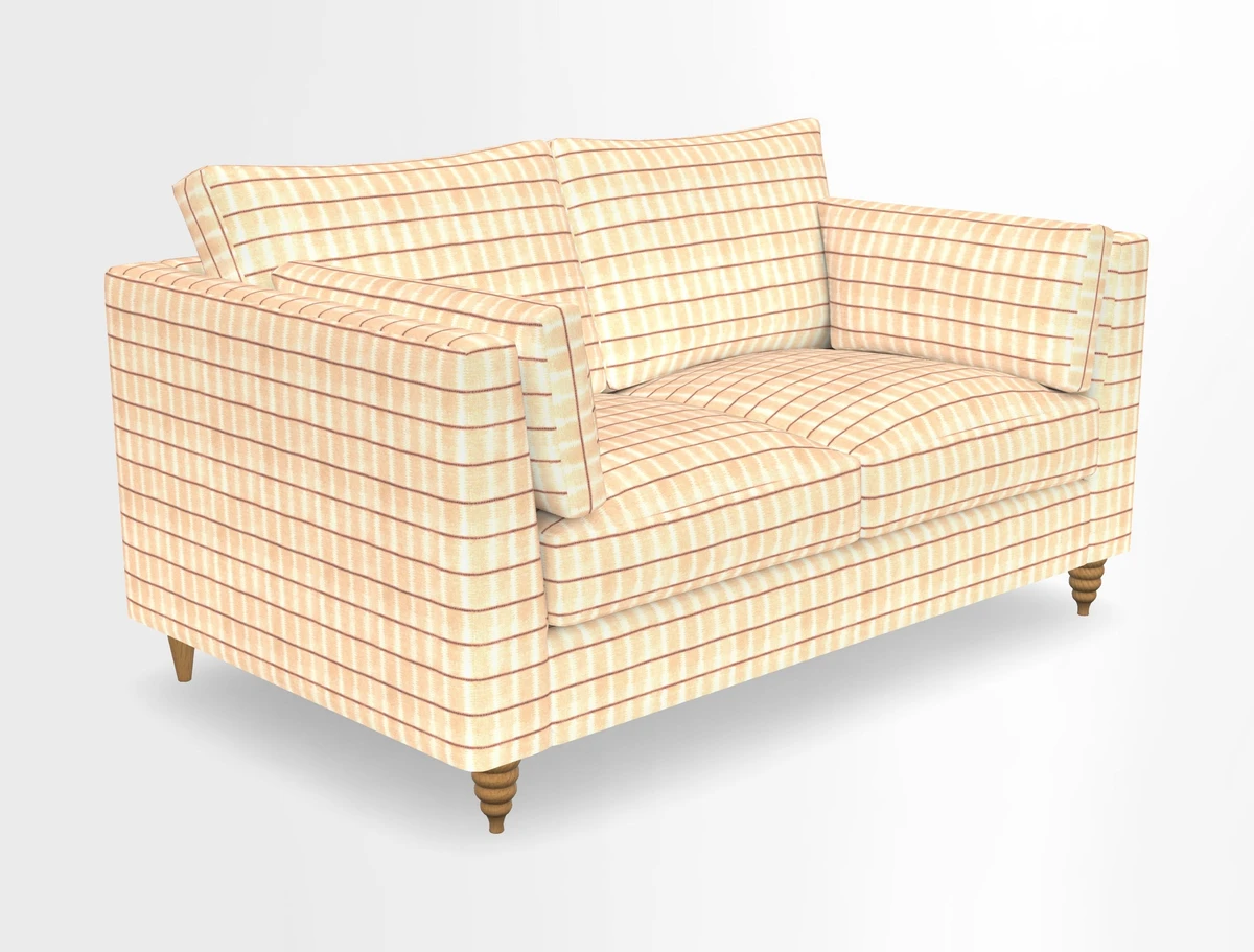 Saltdean 2 seater sofa in Covertex Lombardia Bianco
