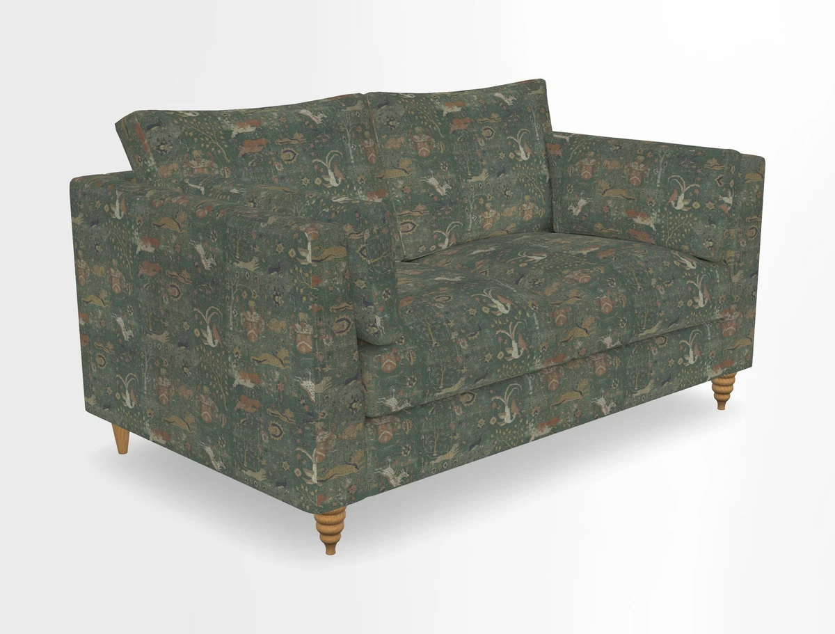Saltdean 2 seater sofa in Covertex Lombardia Bianco