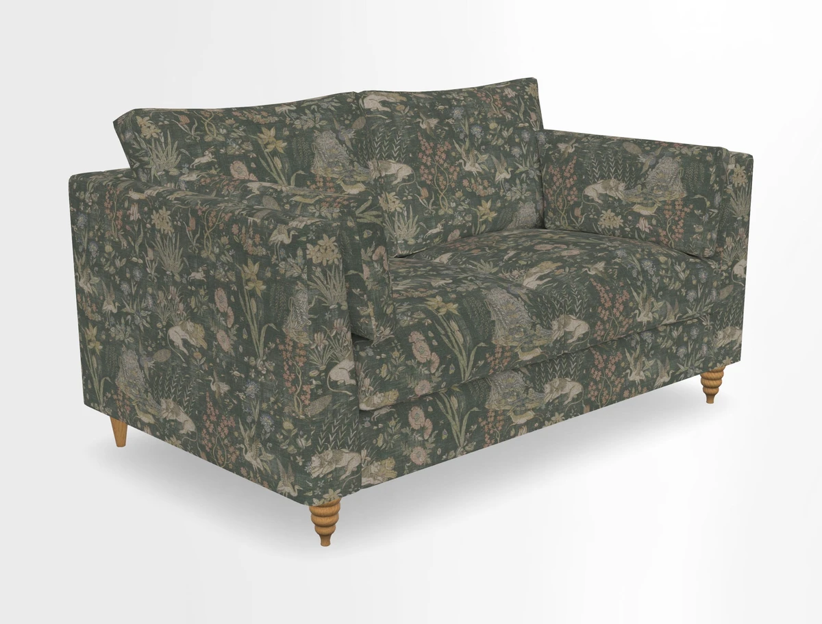 Saltdean 2 seater sofa in Covertex Lombardia Bianco
