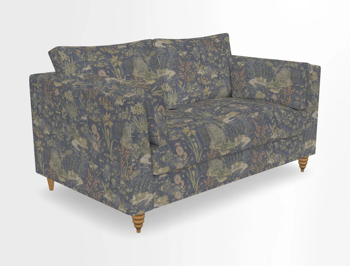 Saltdean 2 seater sofa in Covertex Lombardia Bianco