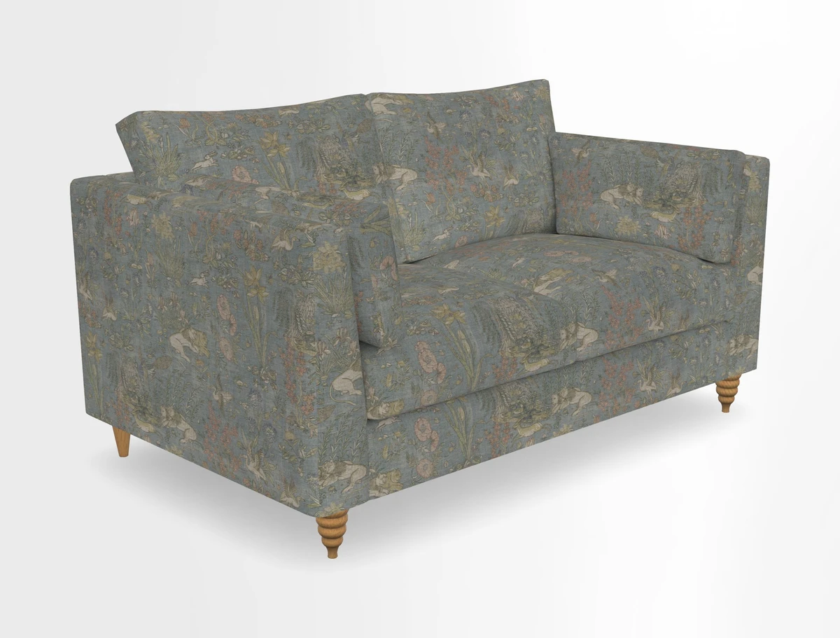 Saltdean 2 seater sofa in Covertex Lombardia Bianco
