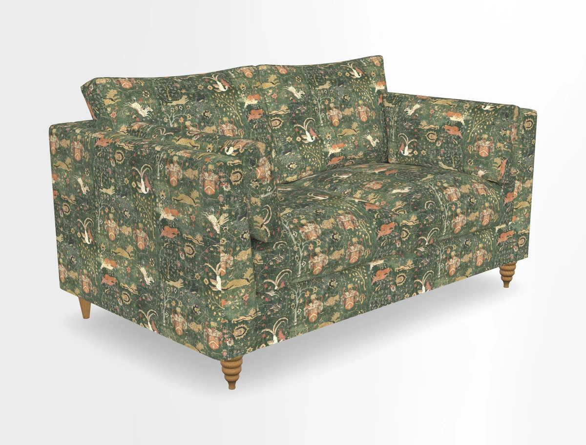 Saltdean 2 seater sofa in Covertex Lombardia Bianco