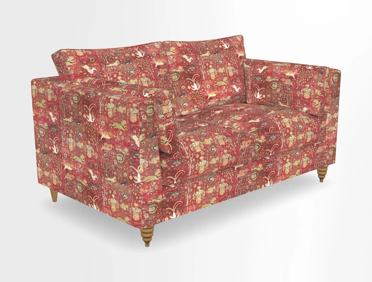 Saltdean 2 seater sofa in Covertex Lombardia Bianco