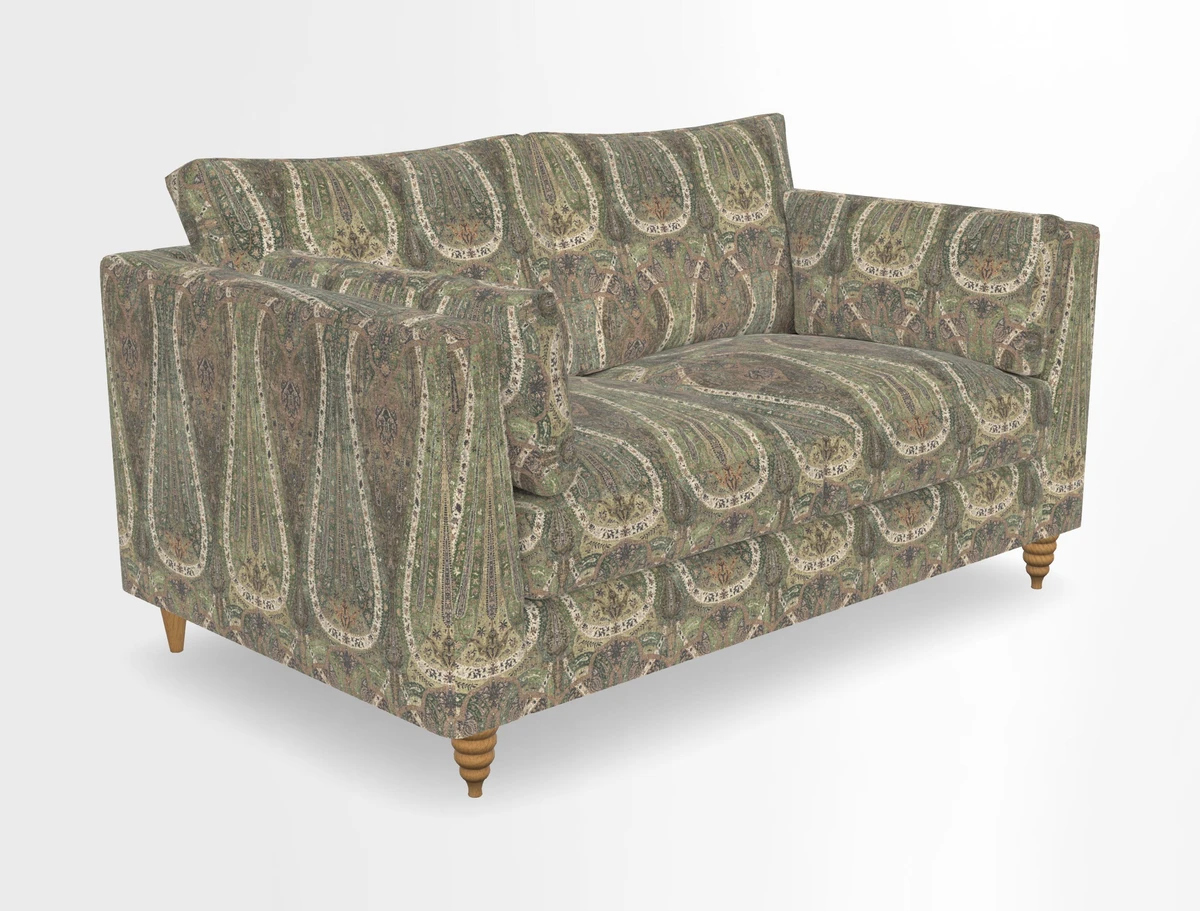 Saltdean 2 seater sofa in Covertex Lombardia Bianco