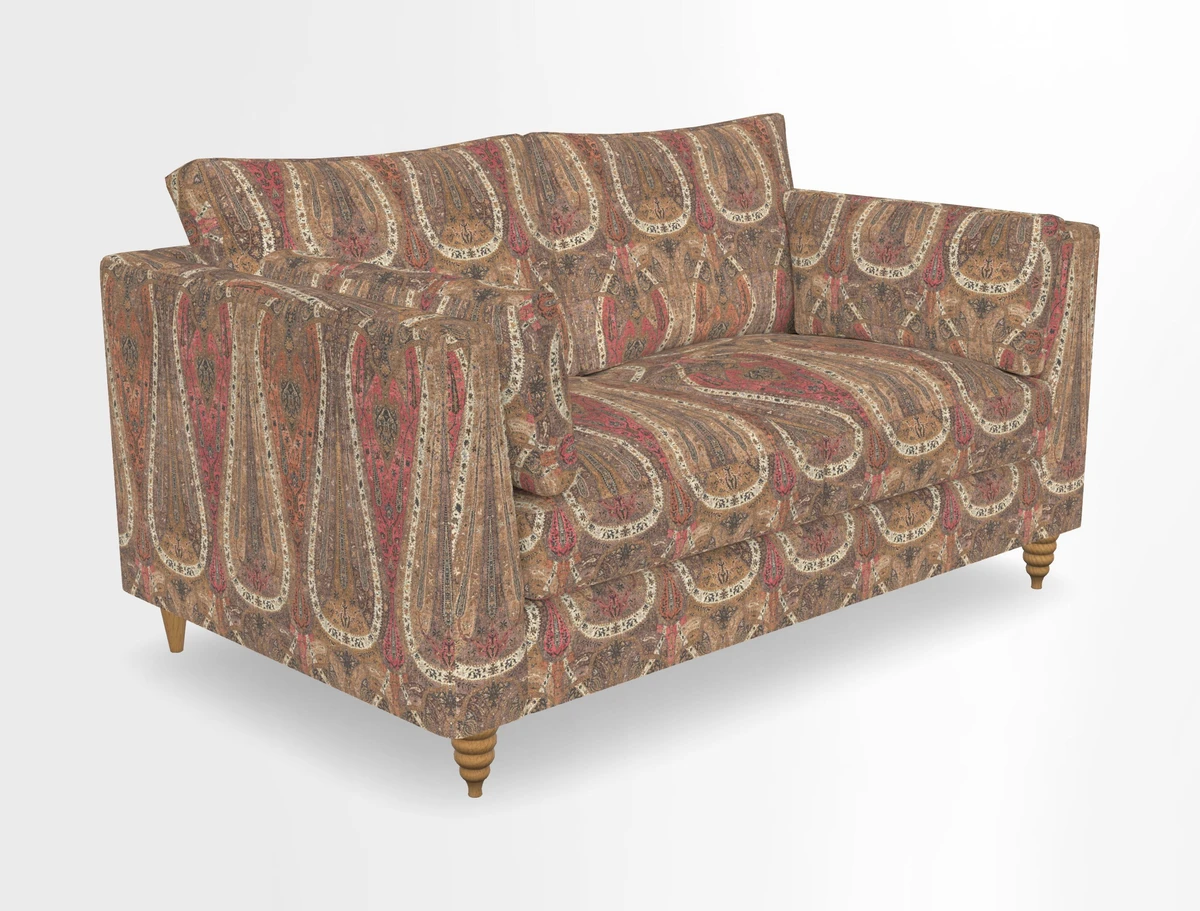 Saltdean 2 seater sofa in Covertex Lombardia Bianco
