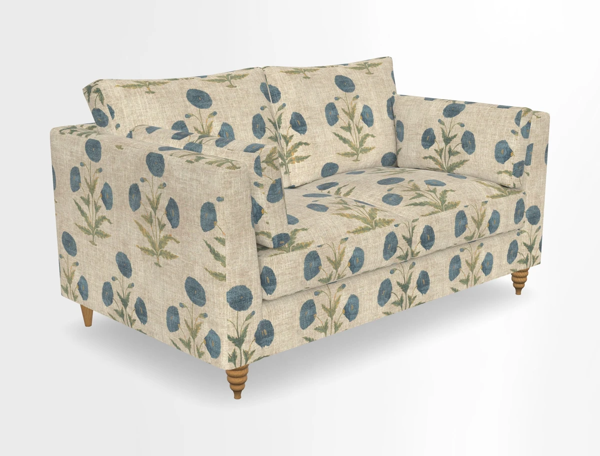 Saltdean 2 seater sofa in Covertex Lombardia Bianco