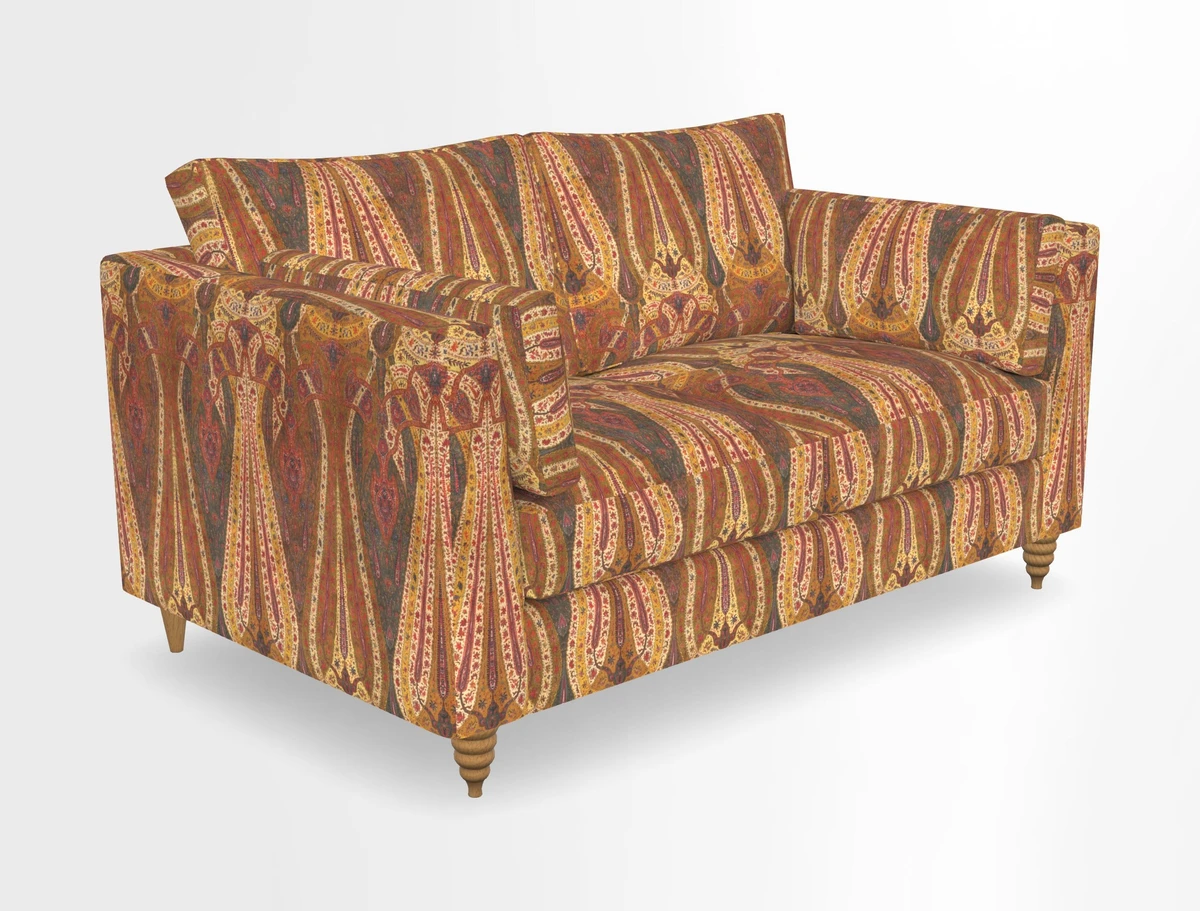 Saltdean 2 seater sofa in Covertex Lombardia Bianco