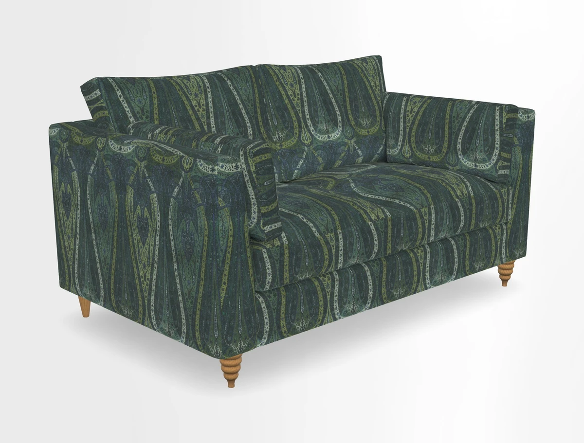 Saltdean 2 seater sofa in Covertex Lombardia Bianco