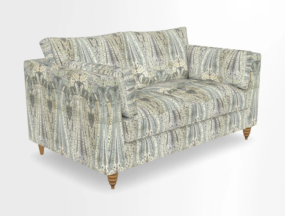 Saltdean 2 seater sofa in Covertex Lombardia Bianco
