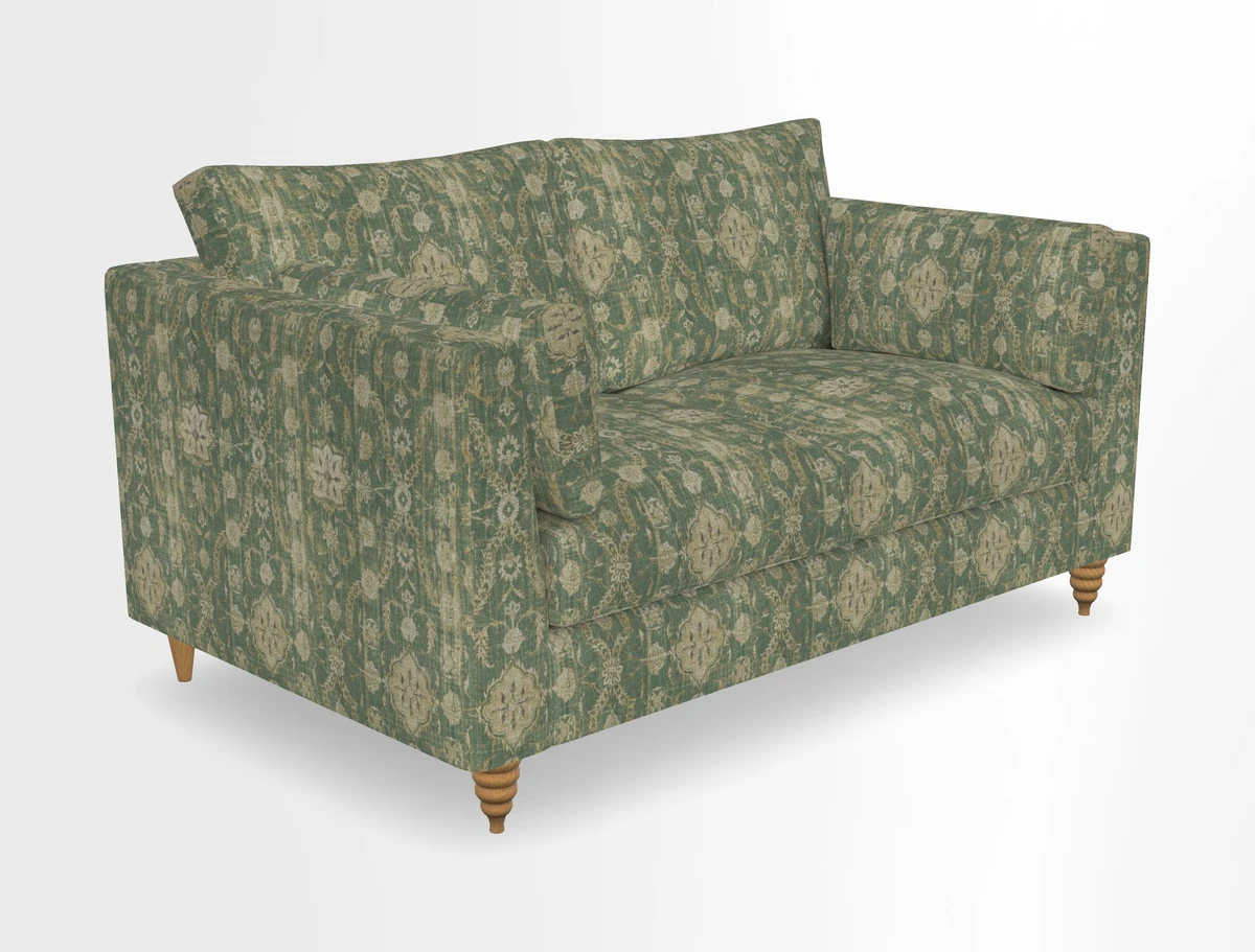 Saltdean 2 seater sofa in Covertex Lombardia Bianco