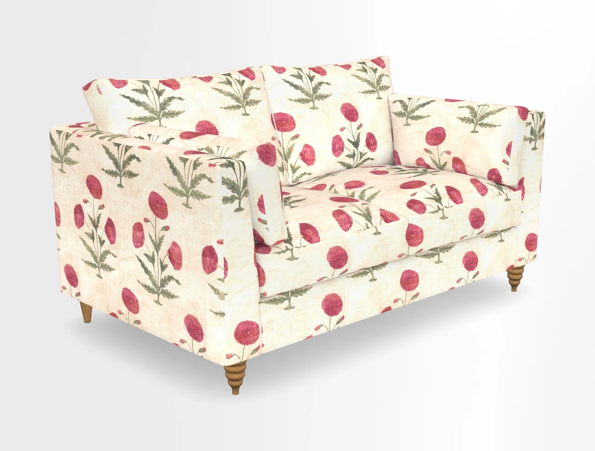 Saltdean 2 seater sofa in Covertex Lombardia Bianco