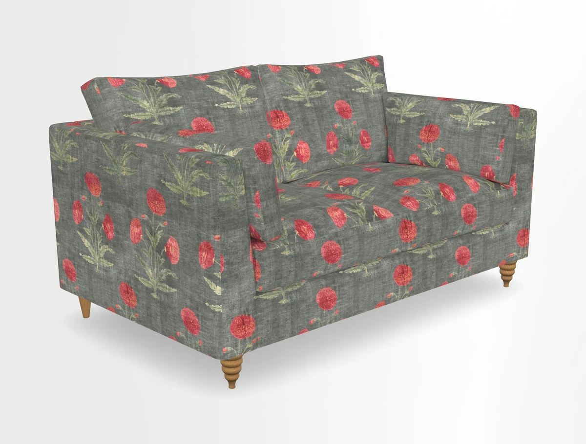 Saltdean 2 seater sofa in Covertex Lombardia Bianco