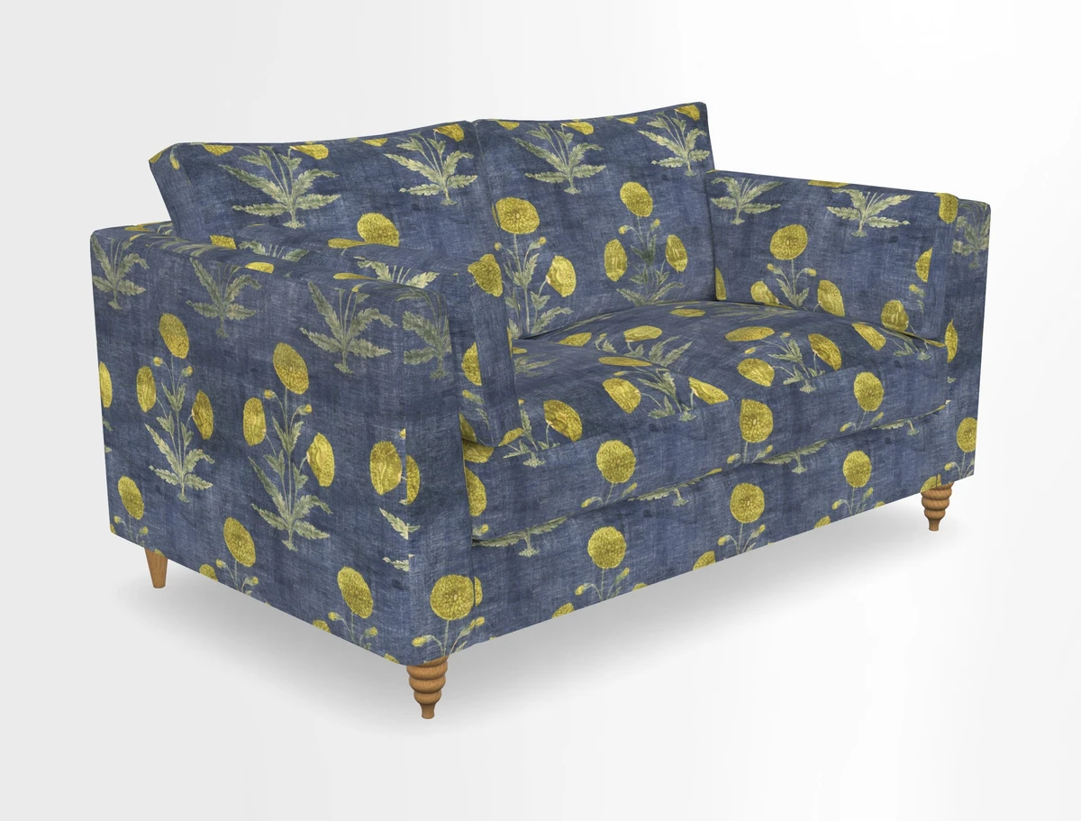 Saltdean 2 seater sofa in Covertex Lombardia Bianco
