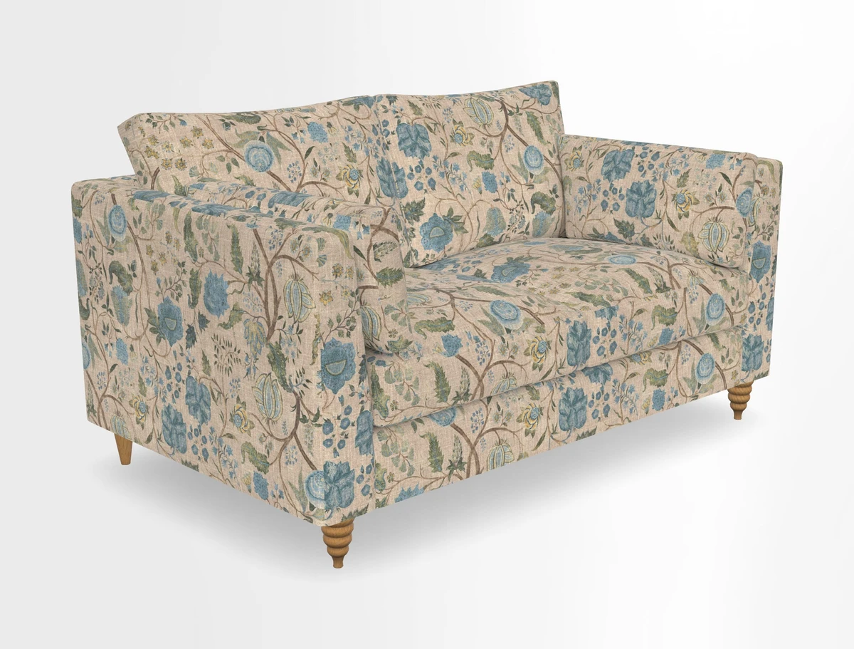 Saltdean 2 seater sofa in Covertex Lombardia Bianco