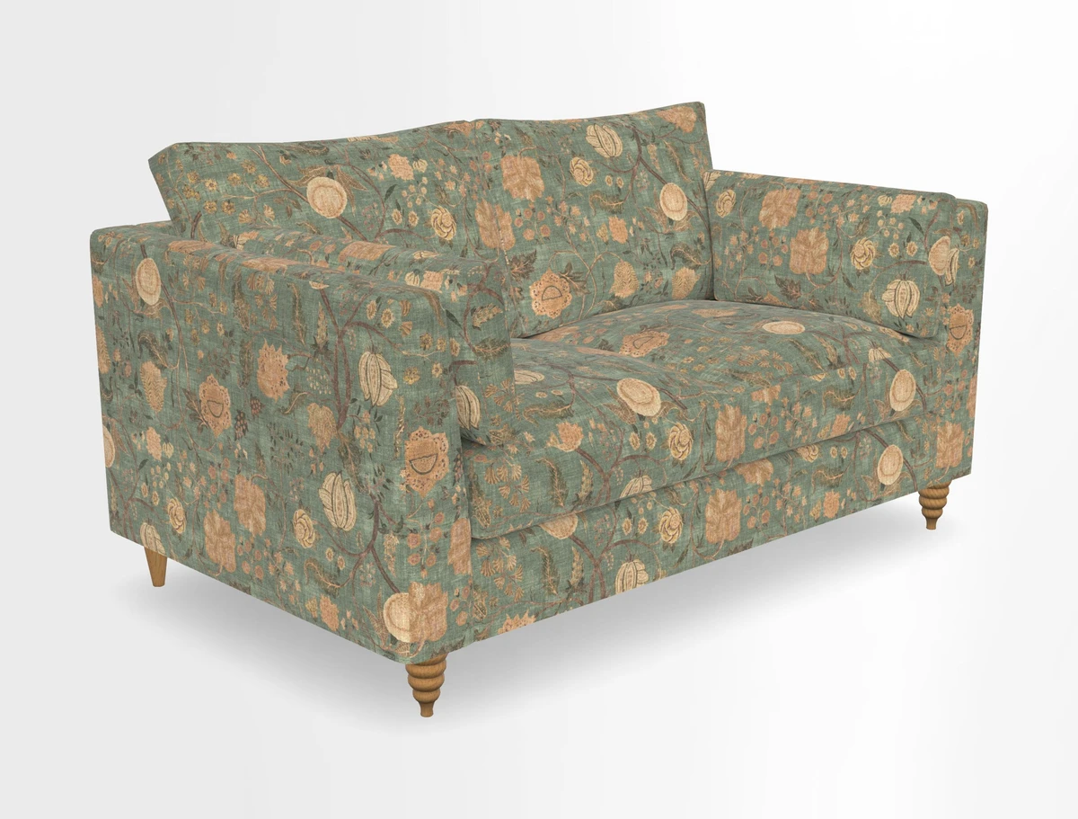 Saltdean 2 seater sofa in Covertex Lombardia Bianco