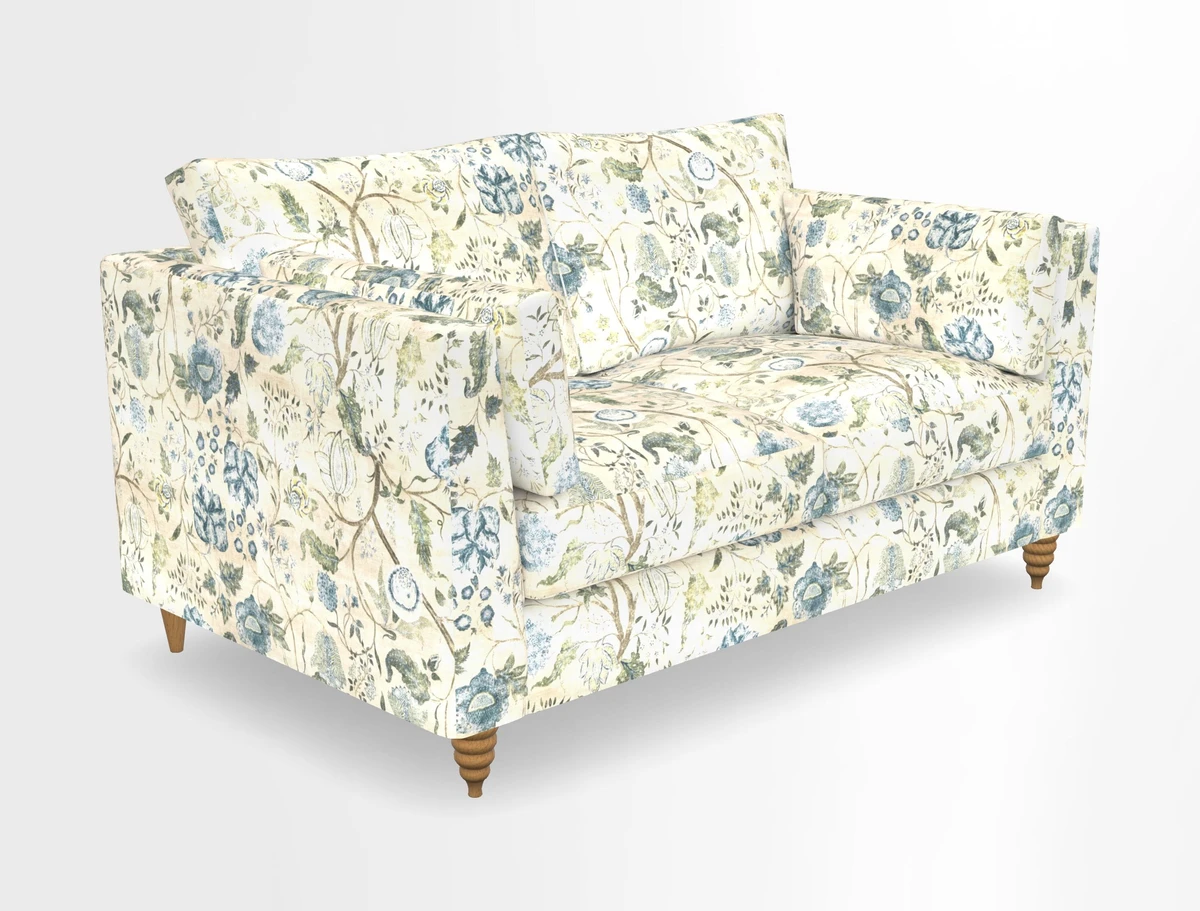 Saltdean 2 seater sofa in Covertex Lombardia Bianco