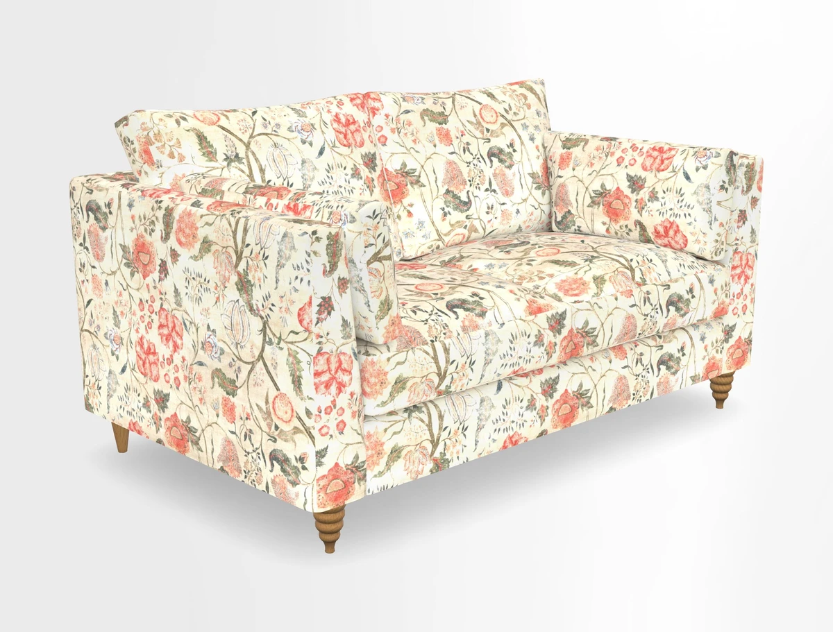 Saltdean 2 seater sofa in Covertex Lombardia Bianco