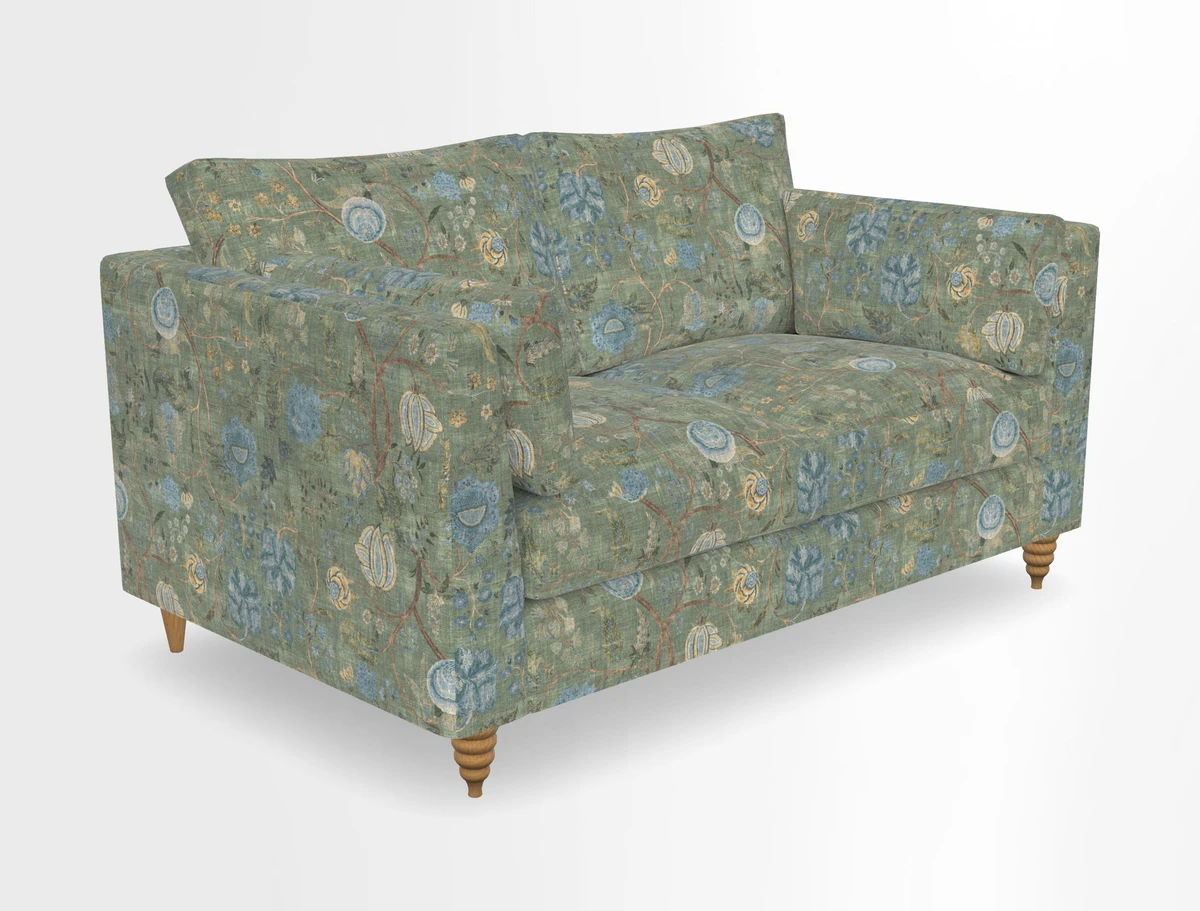 Saltdean 2 seater sofa in Covertex Lombardia Bianco