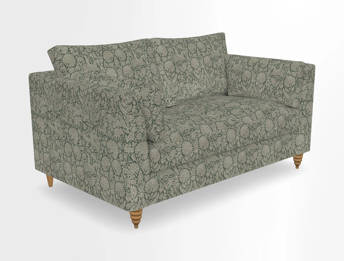 Saltdean 2 seater sofa in Covertex Lombardia Bianco