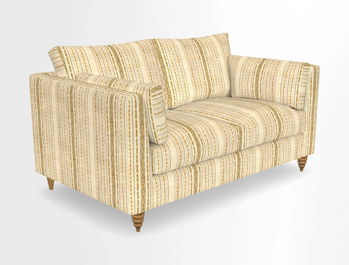 Saltdean 2 seater sofa in Covertex Lombardia Bianco