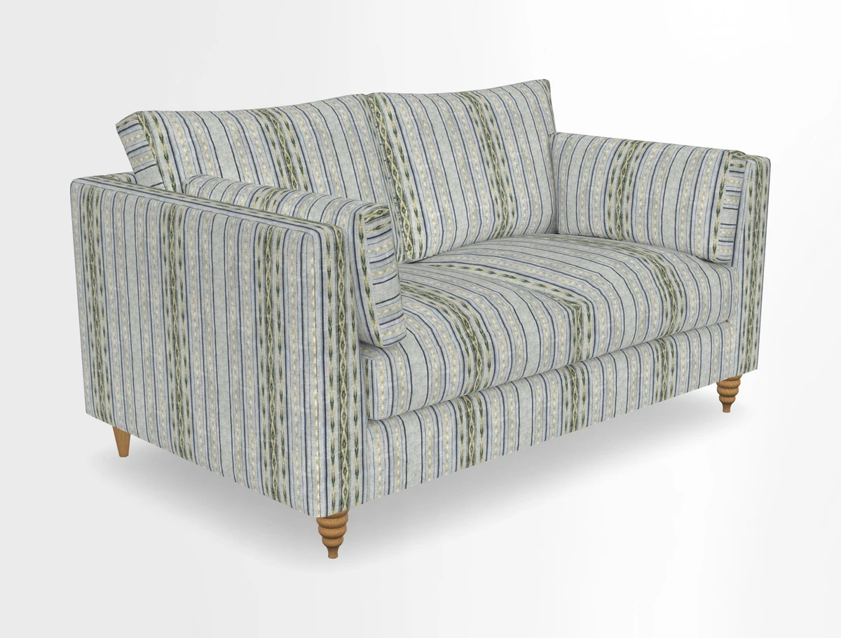 Saltdean 2 seater sofa in Covertex Lombardia Bianco