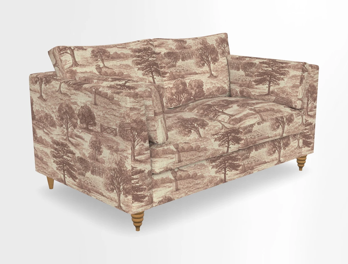 Saltdean 2 seater sofa in Covertex Lombardia Bianco