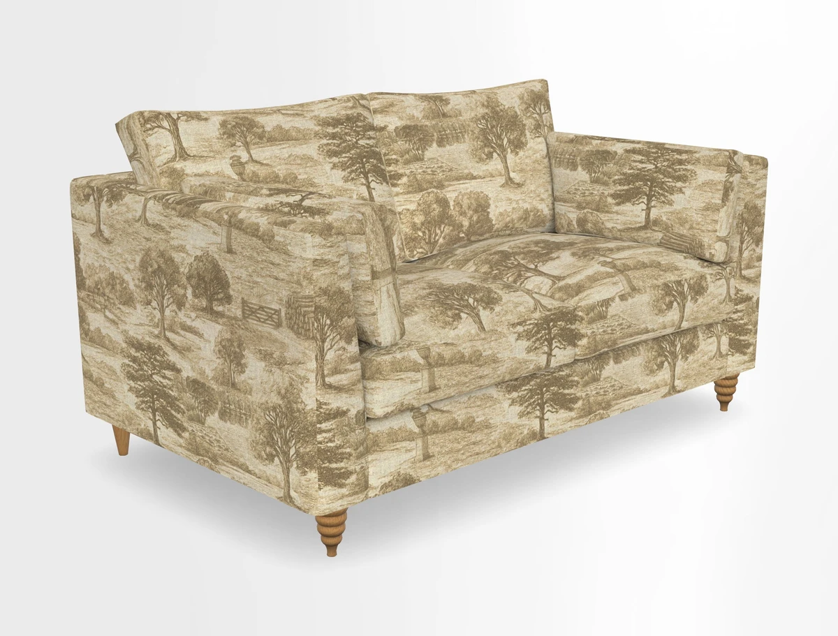 Saltdean 2 seater sofa in Covertex Lombardia Bianco
