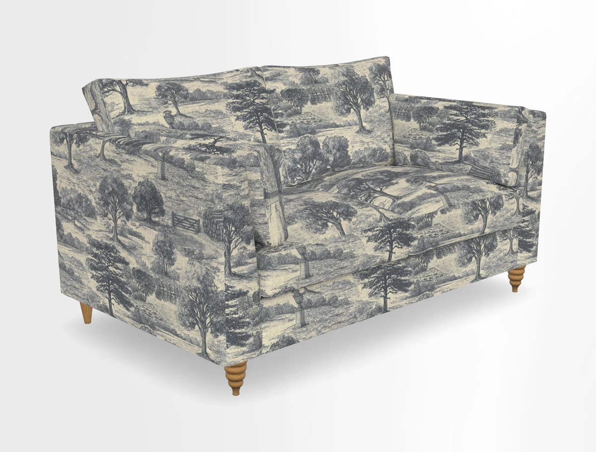 Saltdean 2 seater sofa in Covertex Lombardia Bianco