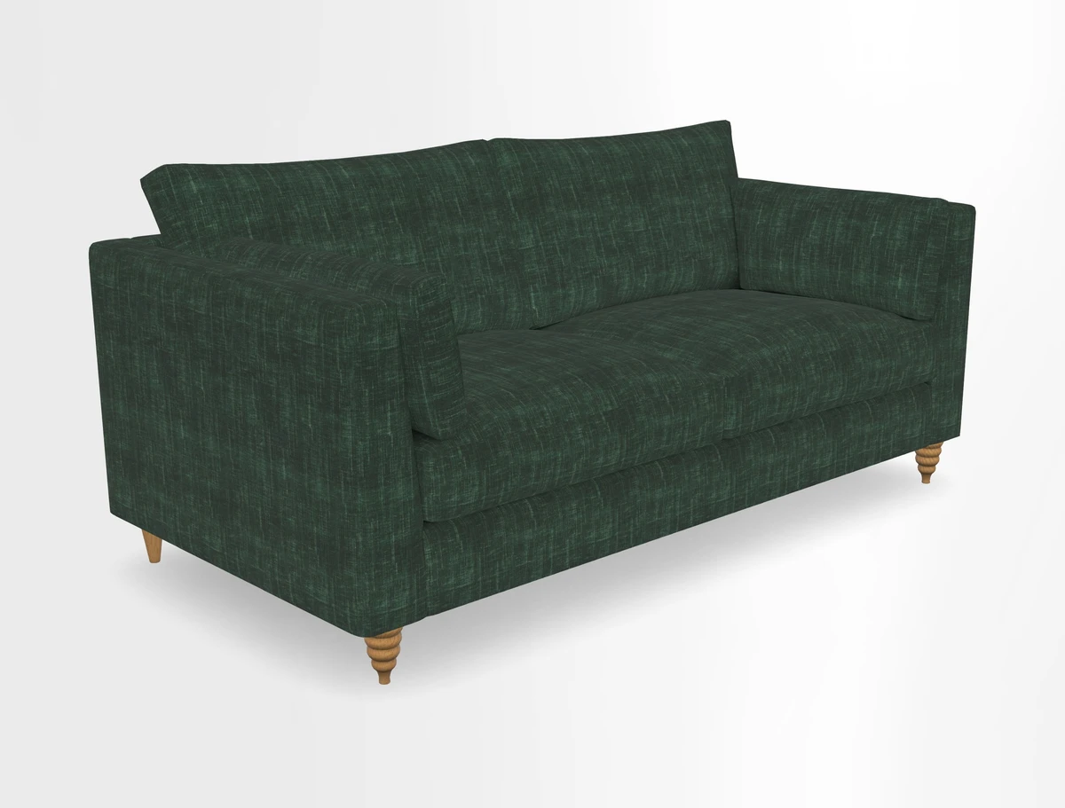 Saltdean 3 seater sofa in Covertex Lombardia Bianco