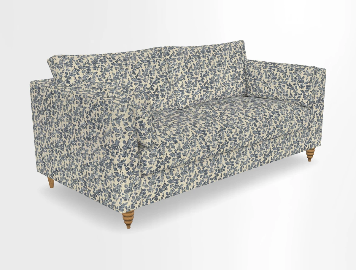 Saltdean 3 seater sofa in Covertex Lombardia Bianco