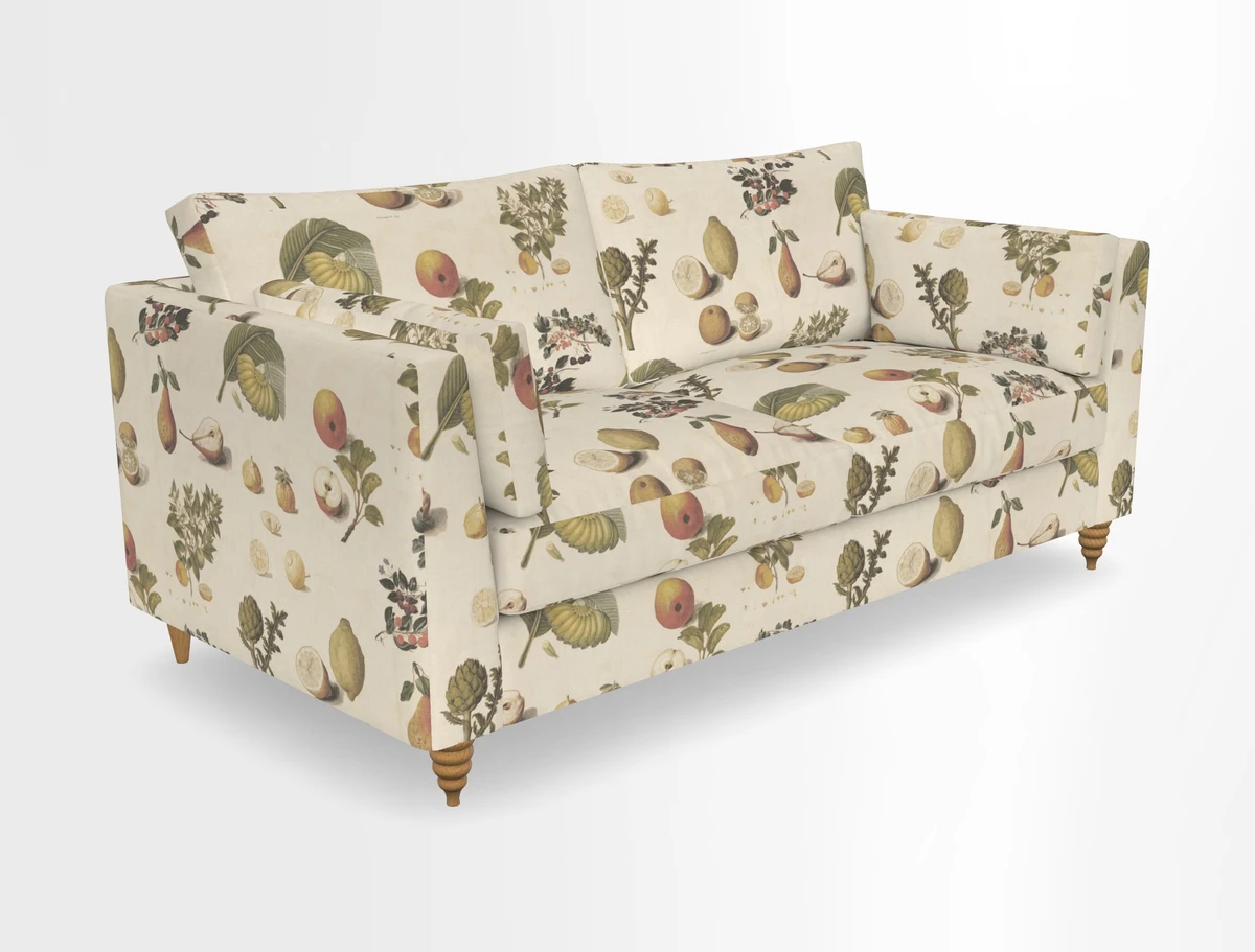 Saltdean 3 seater sofa in Covertex Lombardia Bianco