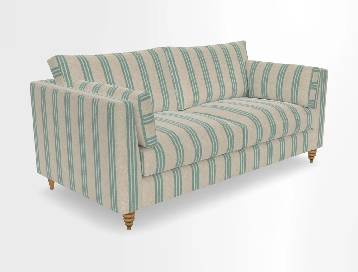 Saltdean 3 seater sofa in Covertex Lombardia Bianco