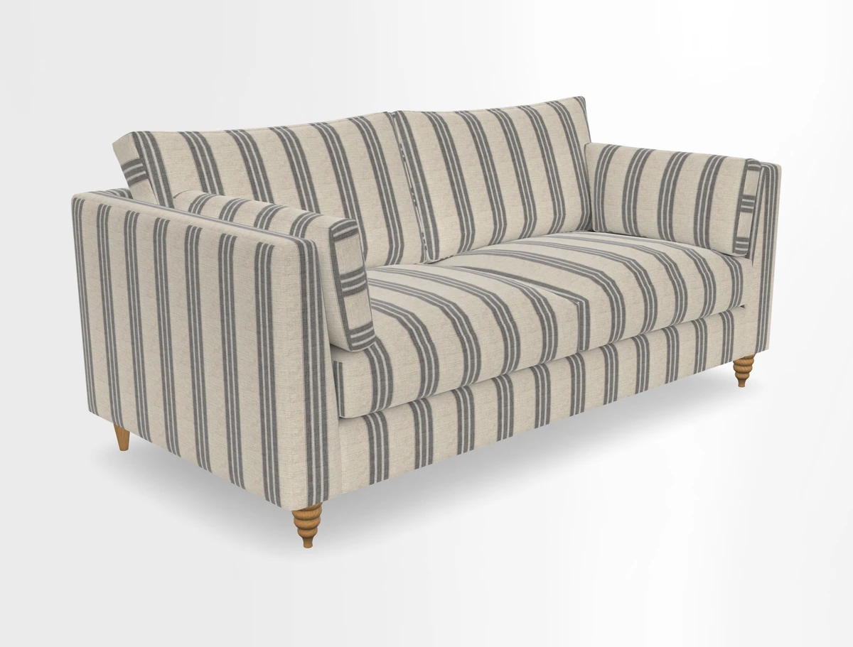 Saltdean 3 seater sofa in Covertex Lombardia Bianco