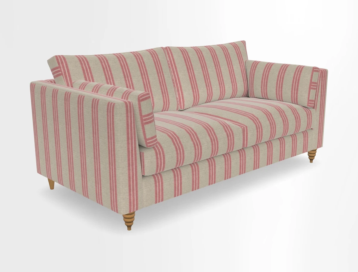 Saltdean 3 seater sofa in Covertex Lombardia Bianco