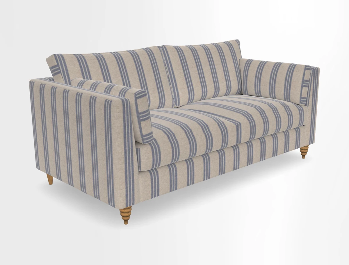 Saltdean 3 seater sofa in Covertex Lombardia Bianco