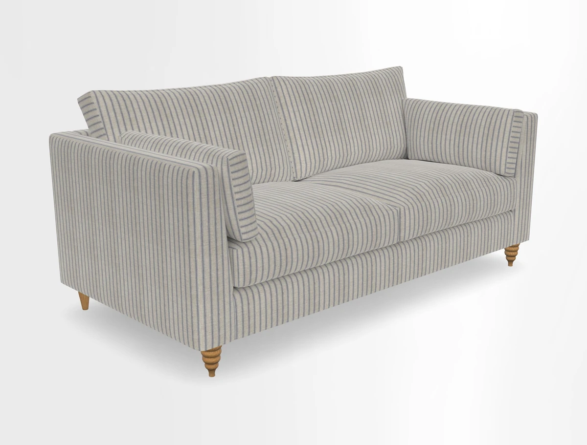 Saltdean 3 seater sofa in Covertex Lombardia Bianco