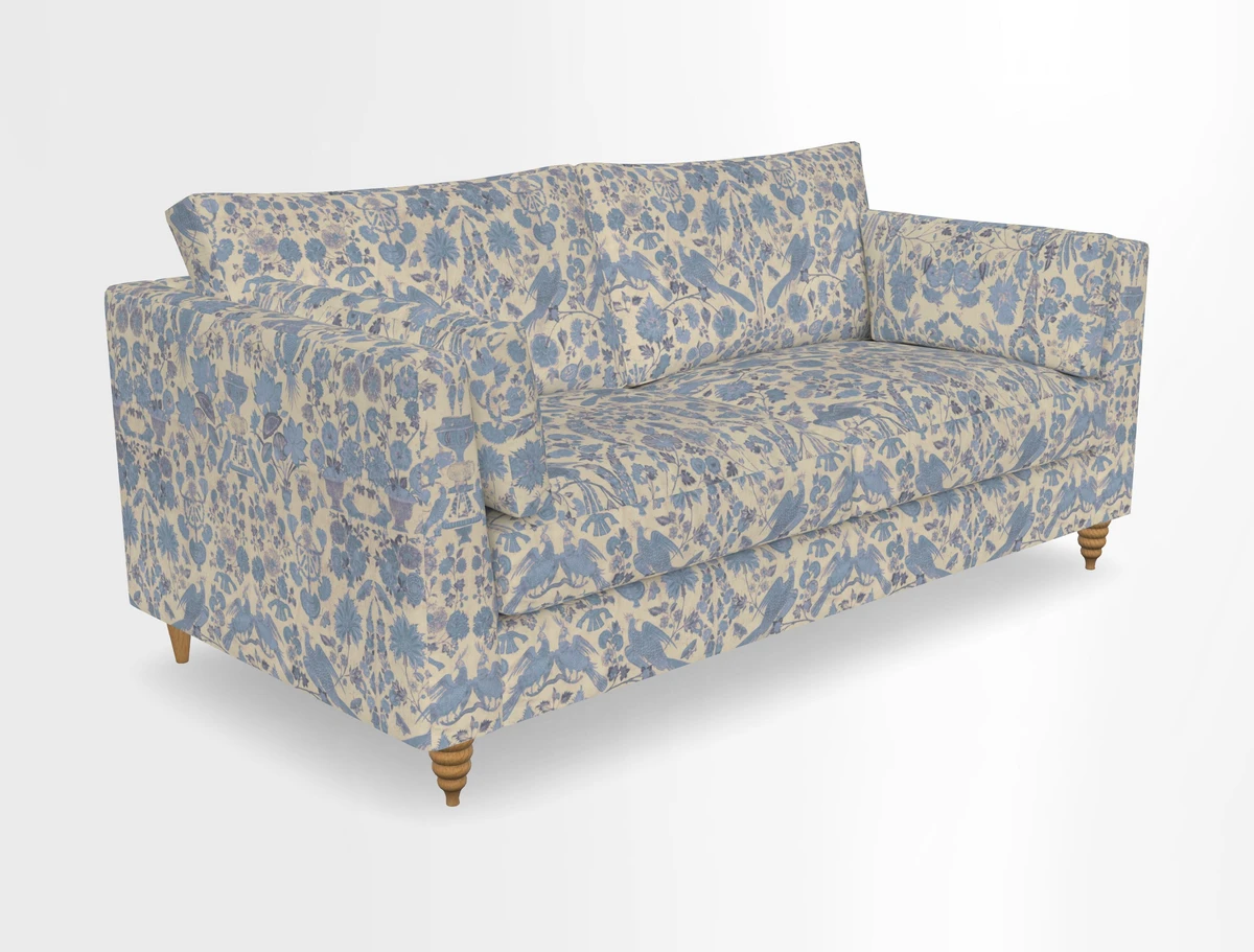 Saltdean 3 seater sofa in Covertex Lombardia Bianco