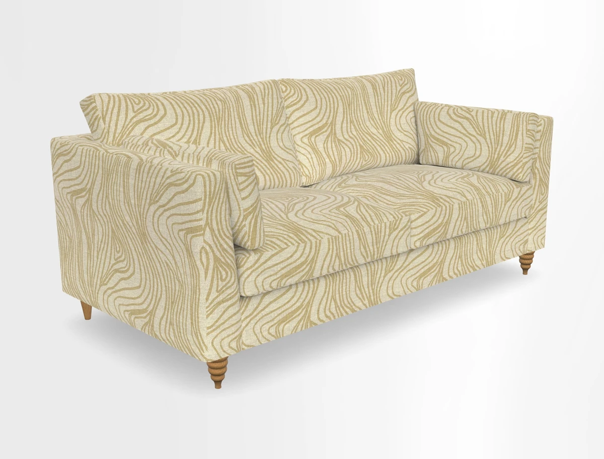 Saltdean 3 seater sofa in Covertex Lombardia Bianco