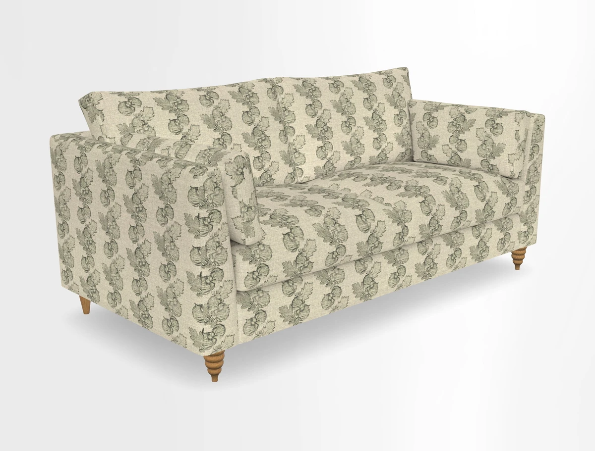Saltdean 3 seater sofa in Covertex Lombardia Bianco