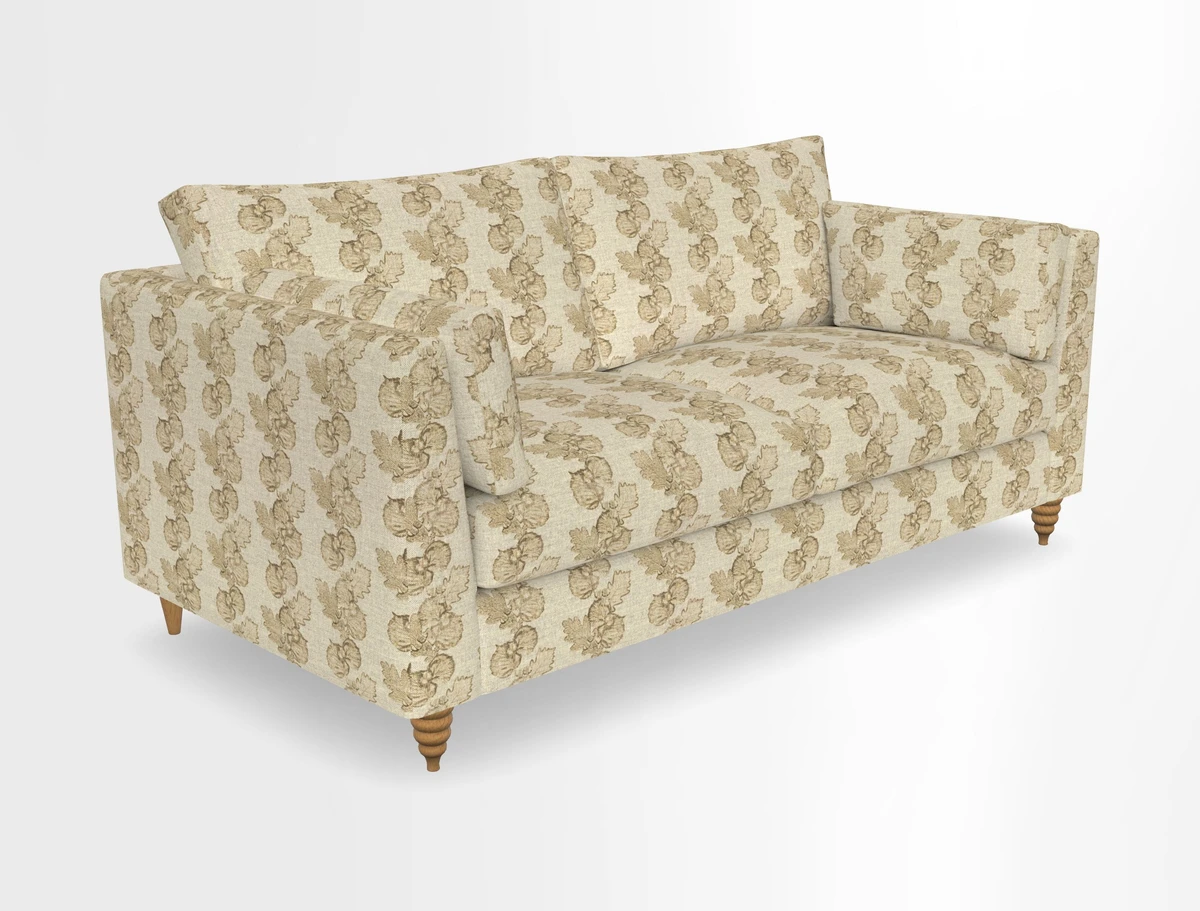 Saltdean 3 seater sofa in Covertex Lombardia Bianco